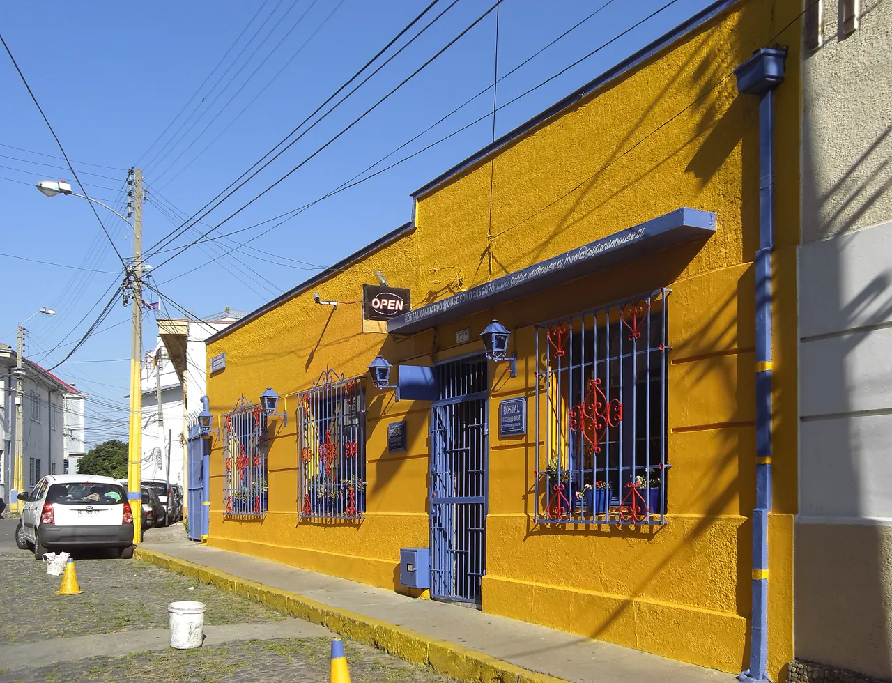 Arquitectura del cerro Alegre en Valparaíso
