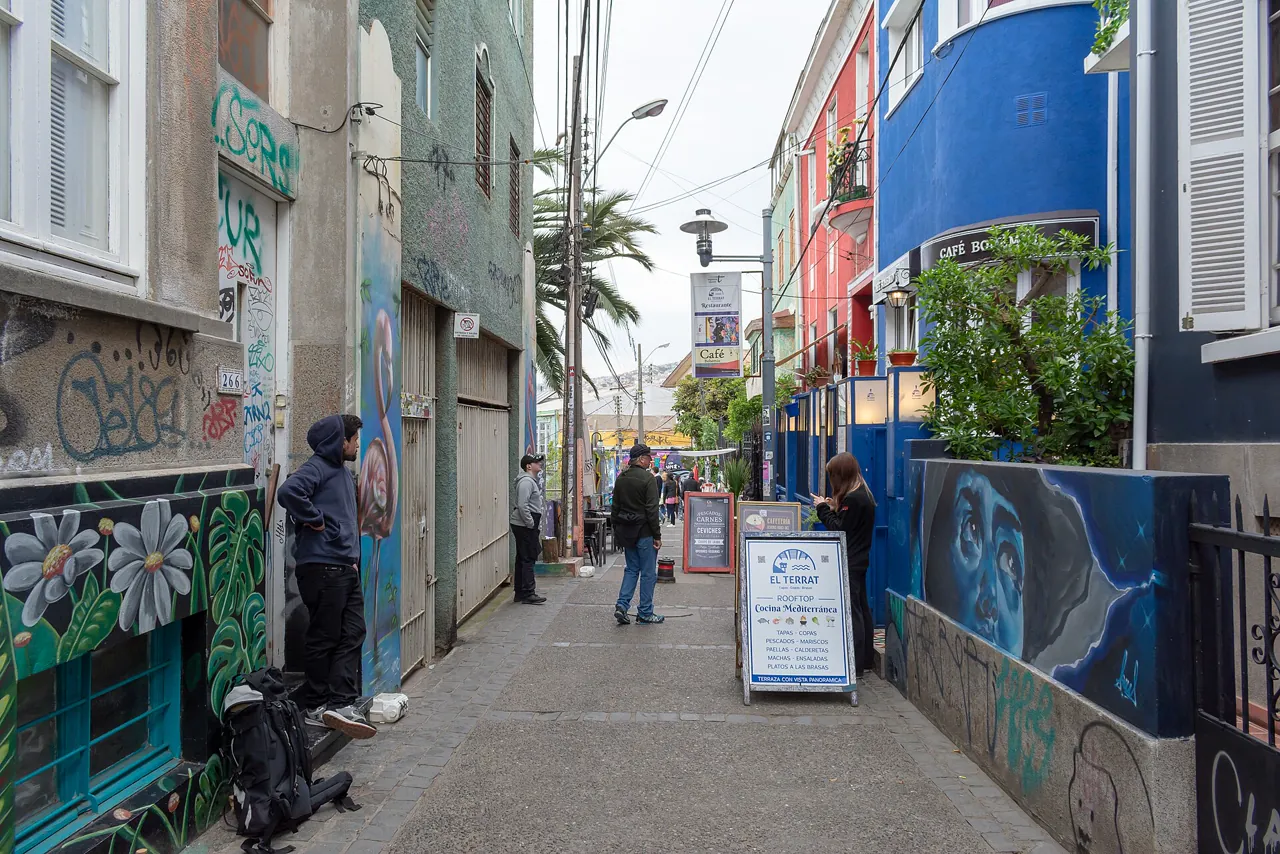 Paseo Dimalow en el cerro Alegre de Valparaíso